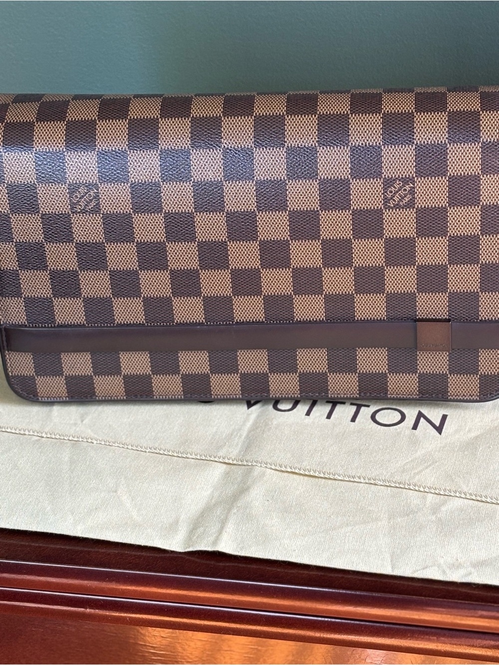 Louis Vuitton Tribeca Long Damier Ebene Shoulder Bag - Picture 4 of 6